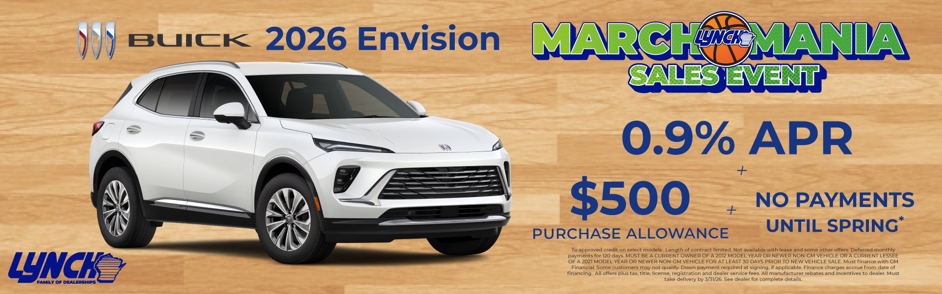 Envision savings at lynch buick gmc west bend
