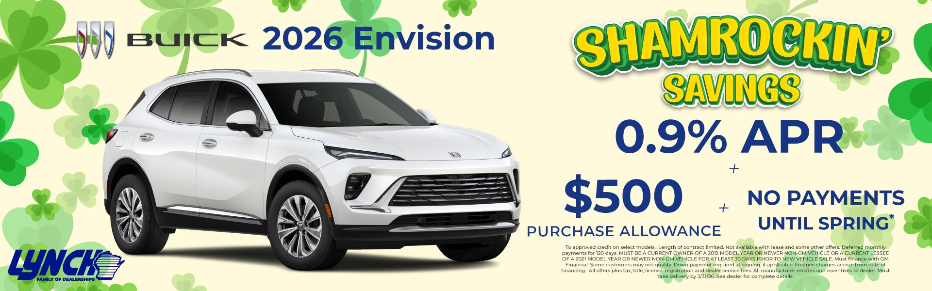 Envision savings at lynch buick gmc west bend