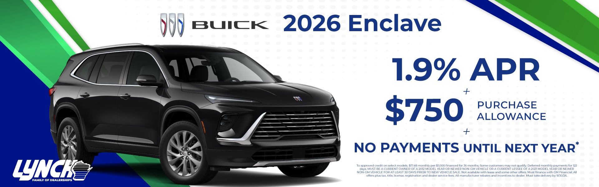 Lynch West Bend Buick Enclave Offer