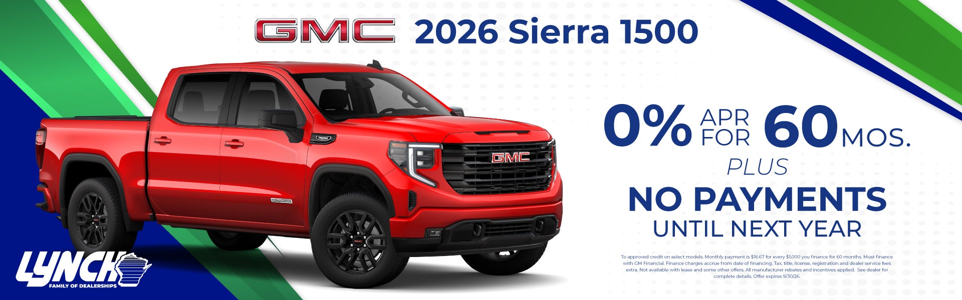 Lynch West Bend GMC Offer